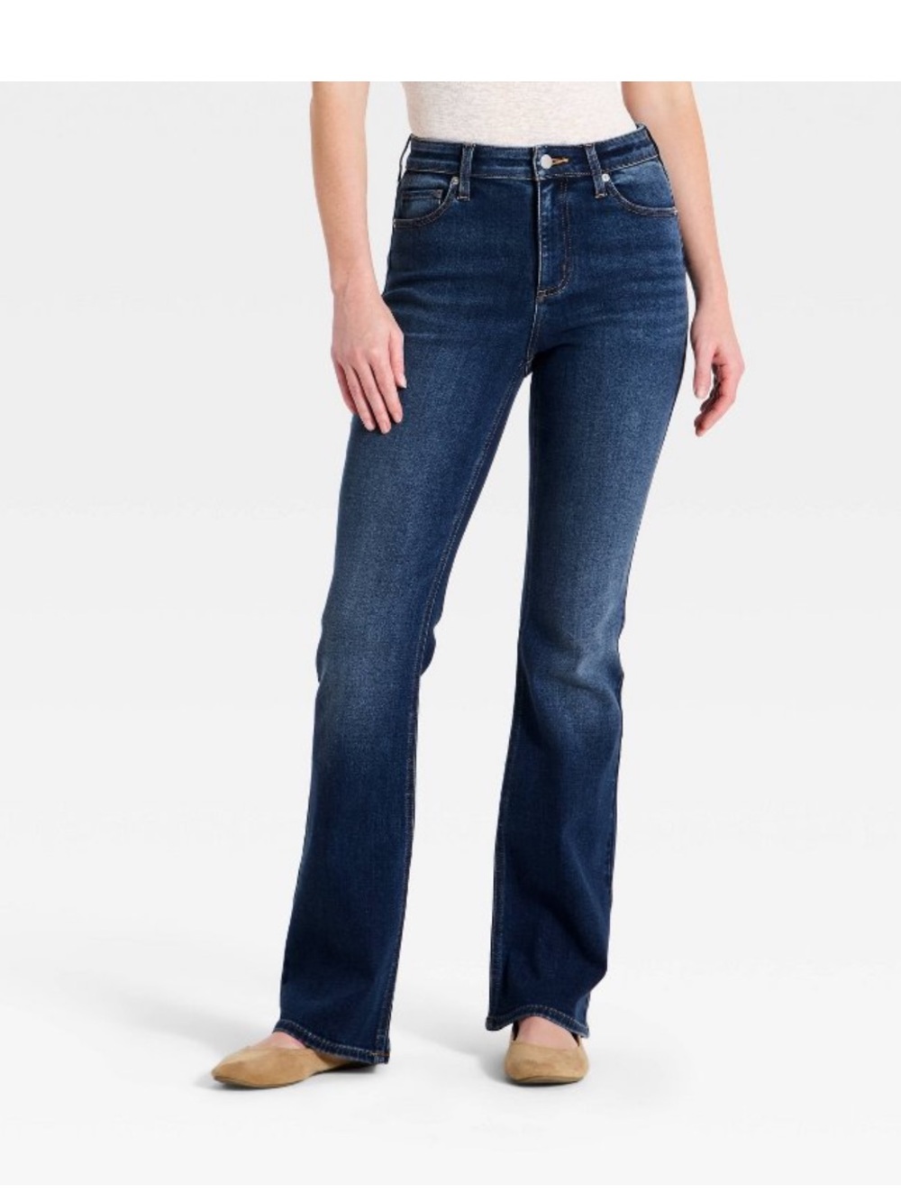 Women's High-Rise Bootcut Jeans - Universal Thread™ Dark Wash 16